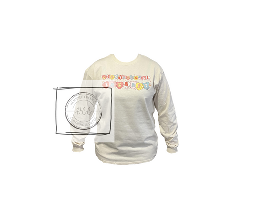 Therapy: Occupational Therapy Candy Heart Long Sleeve T-Shirt