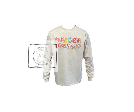 Therapy: Speech Therapy Candy Heart Long Sleeve T-Shirt