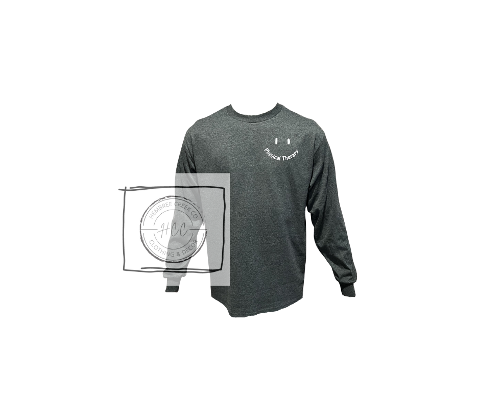 Physical Therapy Smiley Face Long Sleeve T-Shirt