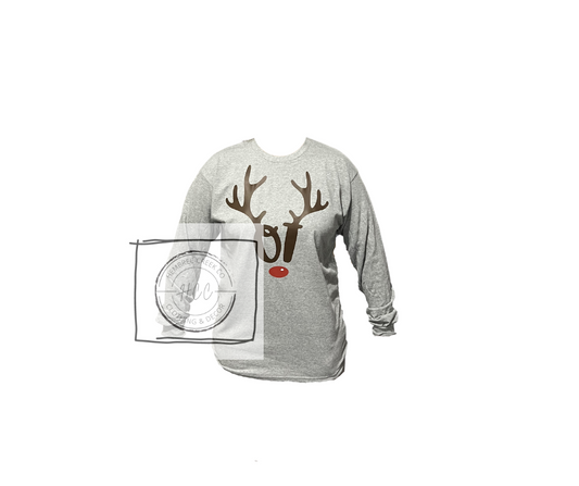 Therapy: Reindeer OT Long Sleeve T-Shirt