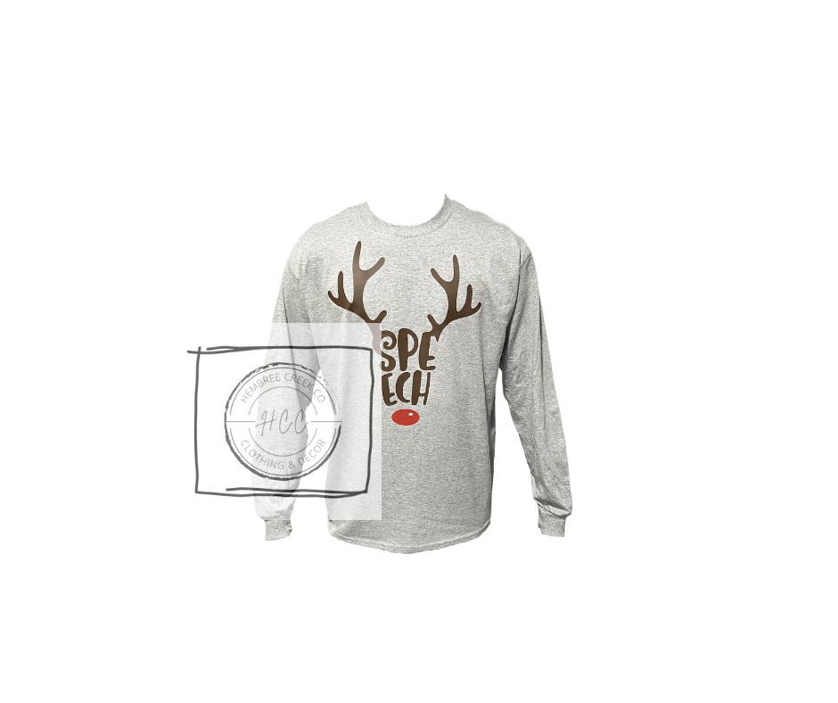 Therapy: Reindeer Speech Long Sleeve T-Shirt