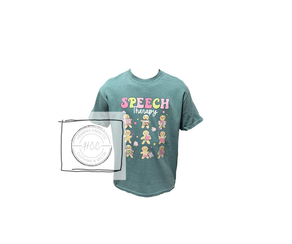 Speech Therapy Gingerbread T-Shirt