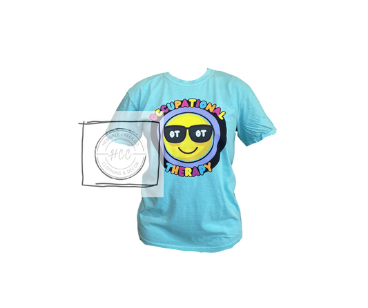 Therapy: Smiley Face OT T-Shirt